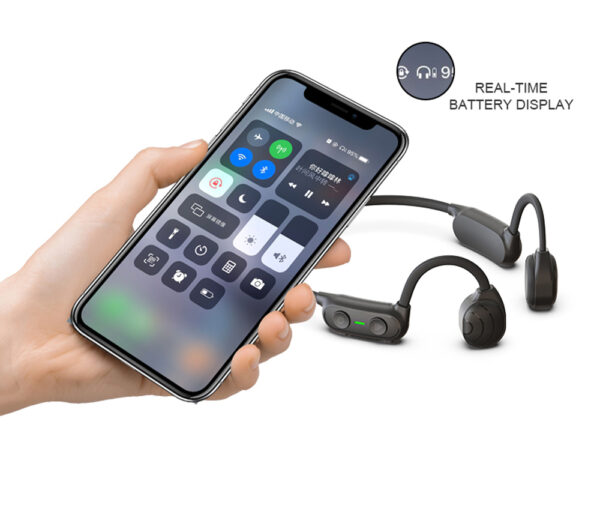 icc-sh-bone-blt-techly-icc-sh-bone-blt-54319_3 Auricolari Open Ear Wireless BT 5.0 a Conduzione Ossea Running IPX4