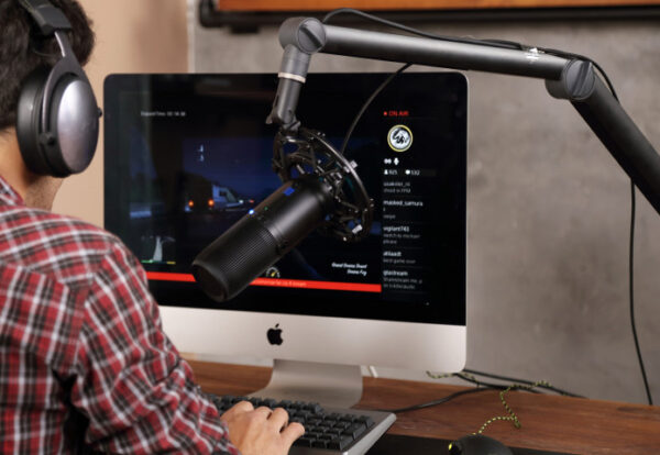icc_sh-m2p-thronmax-icc_sh-m2p-50771_1 Microfono Professionale a Condensatore 96KHz 24bit 4 Record USB-C™ Nero