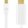 Cavo Convertitore Mini DisplayPort V.1.2 (Thunderbolt) a HDMI M/M 1m