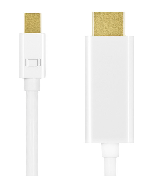 Cavo Convertitore Mini DisplayPort V.1.2 (Thunderbolt) a HDMI M/M 1m