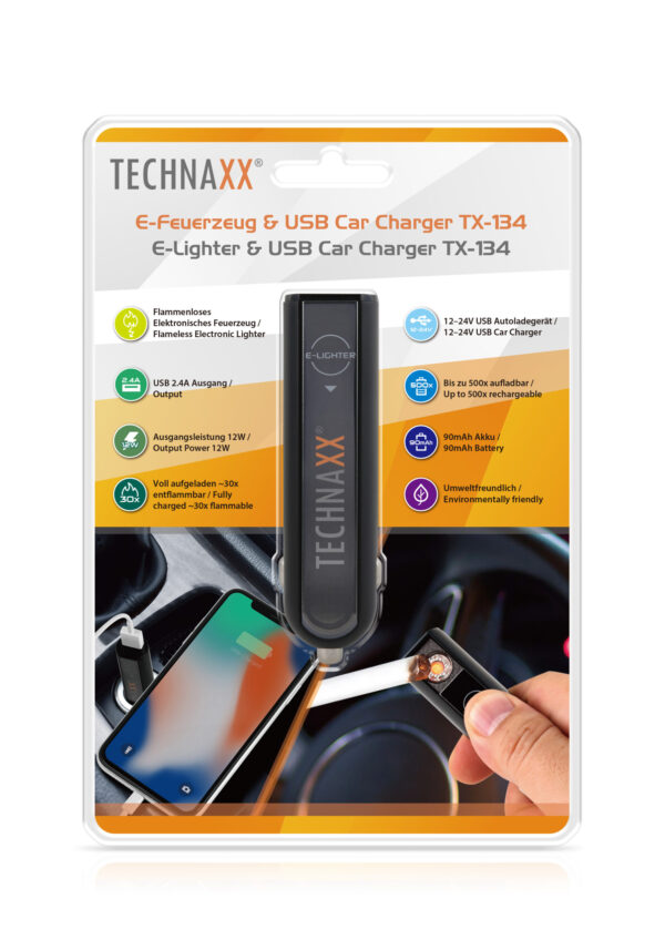 ictx-tx134-technaxx-ictx-tx134-52125_4 Accendino Elettronico Senza Fiamma con Uscita USB 2,4A, 4824