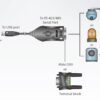 Adattatore USB a RS-422/485, UC485