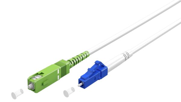 ilwl_d9-mal-010-goobay-ilwl_d9-mal-010-55807 Cavo in Fibra Ottica FTTH Monomodale SC-APC (8°)/LC-UPC OS2 9/125 Simplex 1m