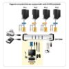 KVM VGA audio Switch 4 porte USB/PS2 OSD, CS-1734B