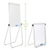 Lavagna Magnetica Bifacciale Flipchart Portatile 60x90 cm con Supporto