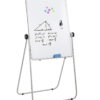 Lavagna Magnetica Bifacciale Flipchart Portatile 70x100 cm con Supporto