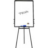 Lavagna Magnetica Flipchart Fogli Mobili 60x90 cm Altezza Regolabile