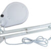 Lente d'ingrandimento con lampada e morsetto