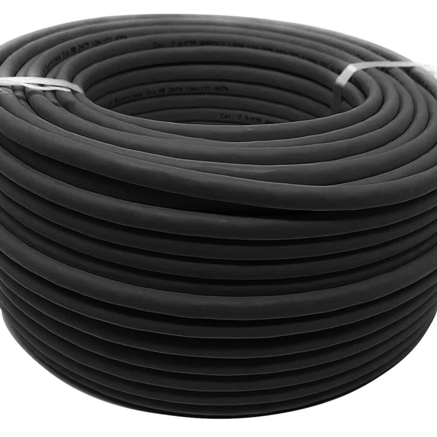 Matassa S/FTP Cavo Cat.6 PIMF LSZH Rame 100m Rigido Nero per esterno
