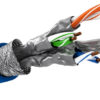 Bobina S/FTP Cavo Cat.7A+ Rame 500m Rigido PIMF B2ca Blu