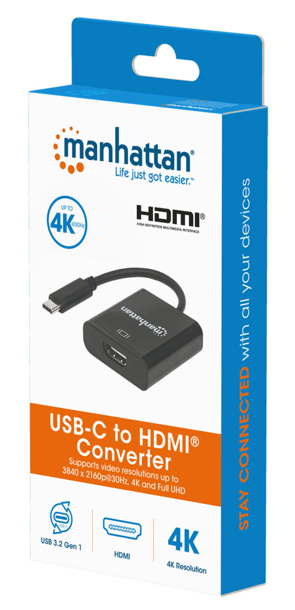 max_151788box Adattatore Convertitore USB-C™ a HDMI 4K@30Hz
