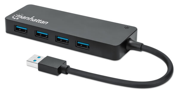 max_164900pro_1 Hub USB 3.2 Gen 1 USB-A Maschio a 4 porte USB-A Femmina Nero