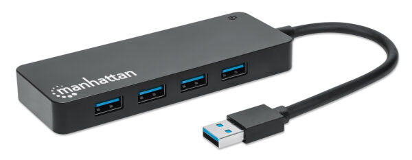 max_164900pro_2_1 Hub USB 3.2 Gen 1 USB-A Maschio a 4 porte USB-A Femmina Nero