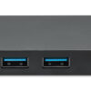 Hub USB 3.2 Gen 1 USB-A Maschio a 4 porte USB-A Femmina Nero