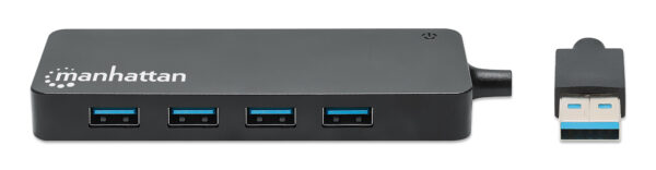 max_164900pro_3_1 Hub USB 3.2 Gen 1 USB-A Maschio a 4 porte USB-A Femmina Nero