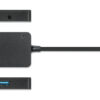 Hub USB 3.2 Gen 1 USB-A Maschio a 4 porte USB-A Femmina Nero