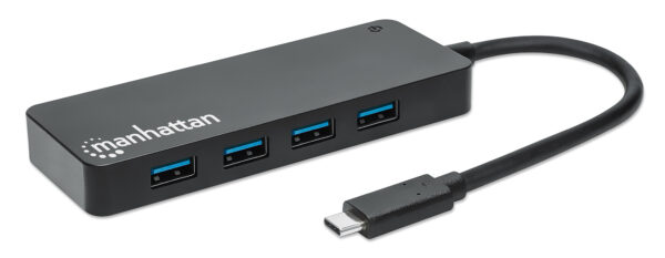 max_164924pro_2_1 Hub USB 3.2 Gen 1 USB-C™ Maschio a 4 porte USB-A Femmina Nero
