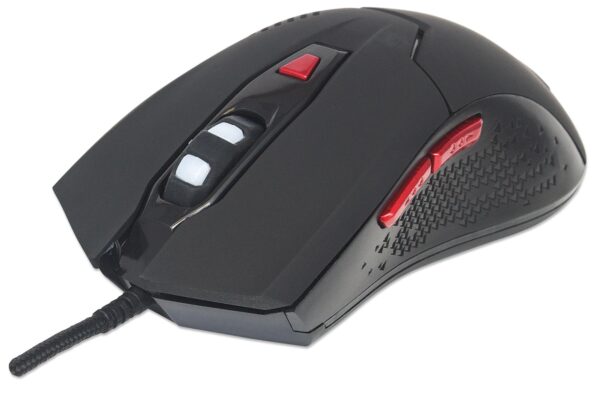 max_176071pro Mouse Ottico Gaming USB 2400dpi Retroilluminazione LED RGB