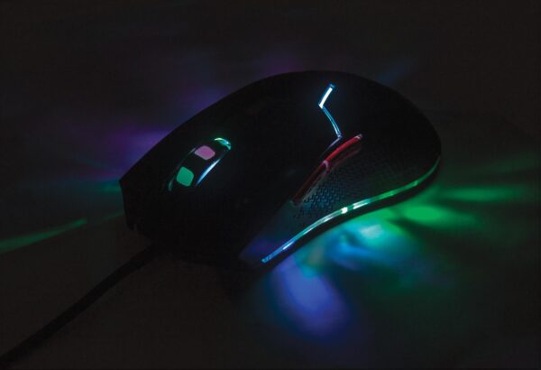 max_176071pro_5 Mouse Ottico Gaming USB 2400dpi Retroilluminazione LED RGB