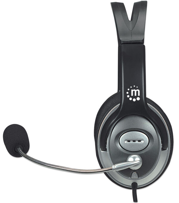 max_179942pro_3 Cuffia Stereo Classica con Microfono 1x3.5mm