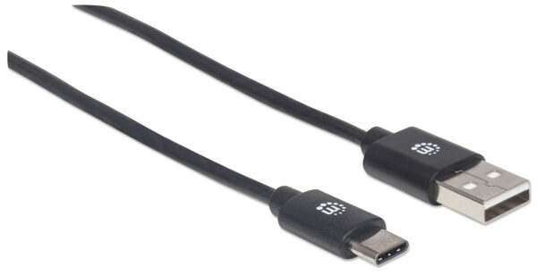 max_354912pro_2 Cavo HiSpeed USB A Maschio / USB-C Maschio 0,5m Nero