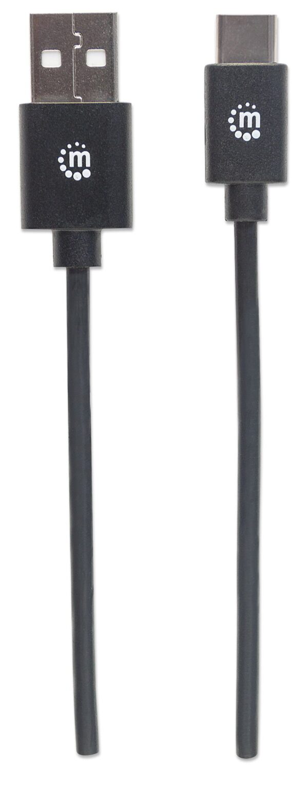 max_354912pro_4 Cavo HiSpeed USB A Maschio / USB-C Maschio 0,5m Nero
