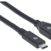 Cavo USB 3.1 tipo A Maschio / USB-C Maschio 3m Nero