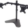 Supporto da Scrivania per 2 Monitor 13-32'' con Base e Doppio Snodo
