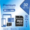 Memoria Micro SDHC 32 Gb con Adattatore - Classe 10