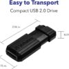 Memoria USB 2.0 PinStripe da 128Gb Colore Nero