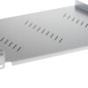 Mensola per Rack 19'' 350 mm 2U Grigia 2 punti