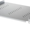Mensola per Rack 19'' 350 mm 2U Grigia 2 punti