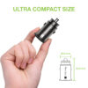 Mini Caricatore da Auto USB-A e USB-C™ Ricarica rapida 38W Metallo Nero