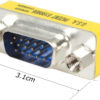 Mini Gender Changer VGA DB 15 poli HD M/M