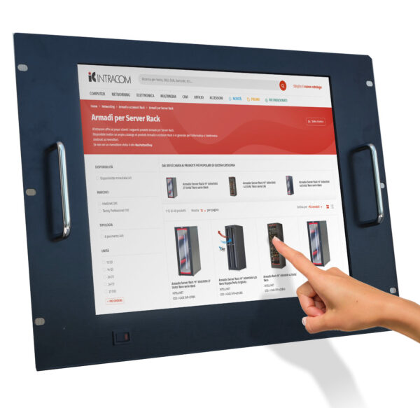 monitor_lcd_17_touch_screen_per_rack_19_8_unit_nero-techly_professional-i-case_moni-tou-5644_3 Monitor LCD 17'' Touch Screen per Rack 19'' 8 Unità Nero