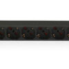 Multipresa 9 Posti da Rack 19'' con Interruttore Spina Italiana 1U