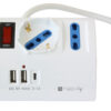 Multipresa da Tavolo 3 Posti con 2 Porte USB-A e 1 Porta USB-C™ QC3.0