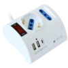Multipresa da Tavolo 3 Posti con 2 Porte USB-A e 1 Porta USB-C™ QC3.0