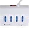 Multipresa da Tavolo 4 prese Italiane Bipasso 2 Schuko e 2 USB Bianca