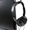 Supporto Cuffie Adesivo Universale per Monitor e Scrivania Nero (2 Pezzi)