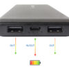 Power Bank Caricatore da 10000 mAh 2x USB 1x USB-C™ con Cavo USB-C™