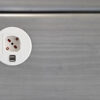 Presa da Scrivania ad Incasso con 2 Prese USB