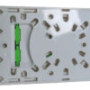 Scatola di Connessione Indoor FTTH per 2 fibre, 2 adattatori, IP20
