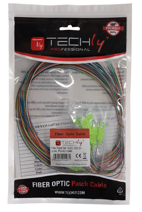 set_12_pigtail_fibra_ottica_multimodale_om5_sc_50_125_2_m-oem-ilwl_pg-sc-om5-47884 Set 12 Pigtail Fibra Ottica Multimodale OM5 SC 50/125 2 m
