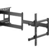 Staffa a Muro Braccio Estensibile fino a 1015 mm per LCD 43-80'' Nero