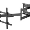 Staffa a Muro Braccio Estensibile fino a 1015 mm per LCD 43-80'' Nero