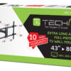 Staffa a Muro Braccio Estensibile fino a 1015 mm per LCD 43-80'' Nero