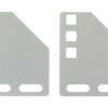 Staffe per Montaggio Verticale su Montanti Rack Silver