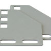 Staffe per Montaggio Verticale su Montanti Rack Silver