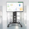 Supporto a Pavimento con 2 Mensole Trolley TV LCD/LED/Plasma 32-70''